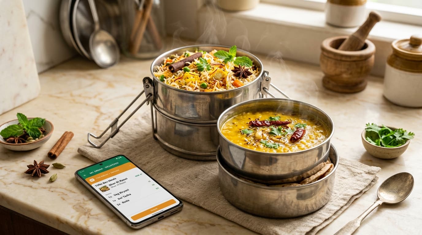 Tiffin Hub - Fresh Homestyle Indian Meals & Digital Ecosystem